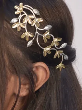 Silver - Spring Flower Bloom Hairpin