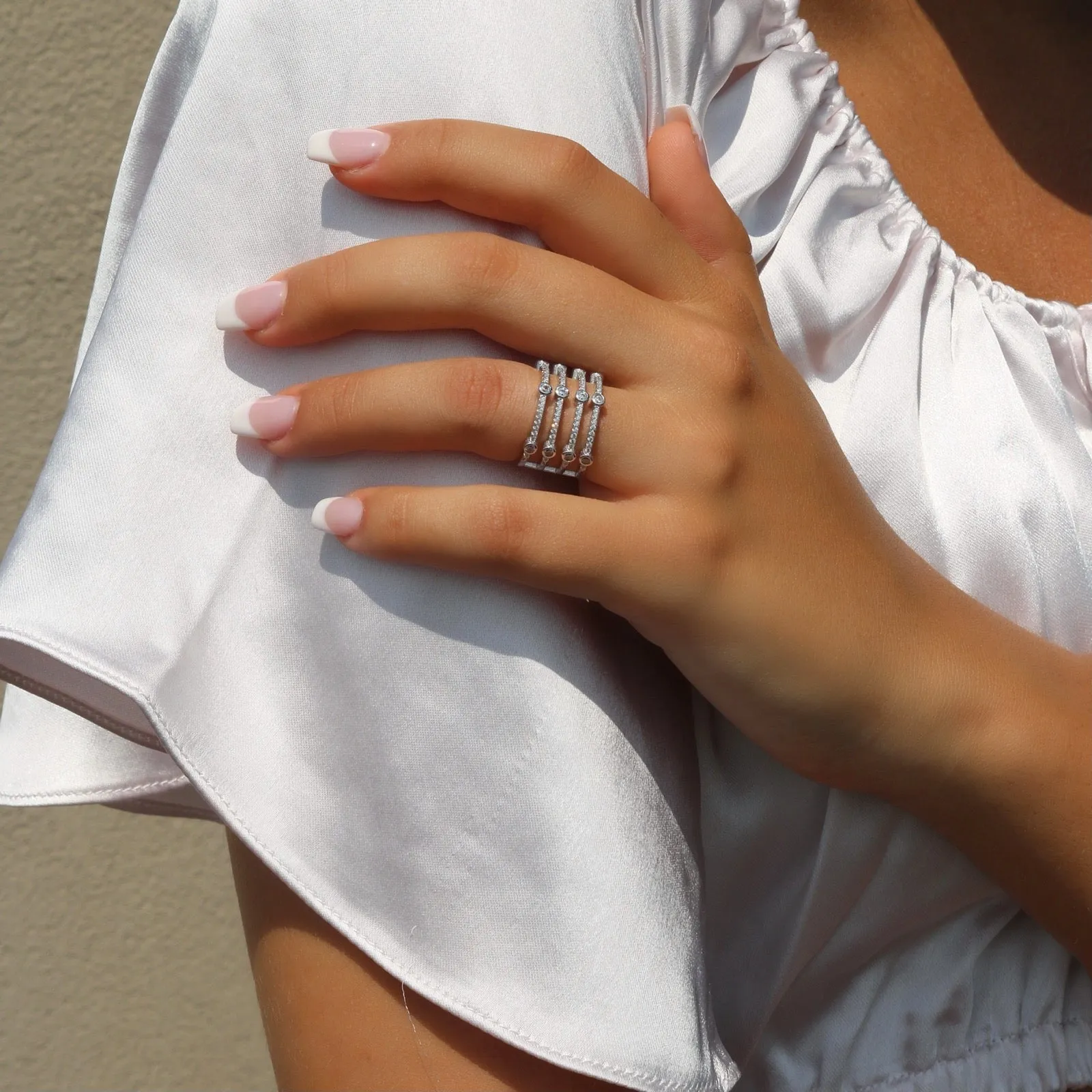 Sterling Silver Stack Ring