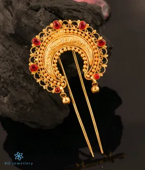 The Kahini Silver Bridal Hair Pin