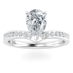 Tiara  - Platinum - Pear