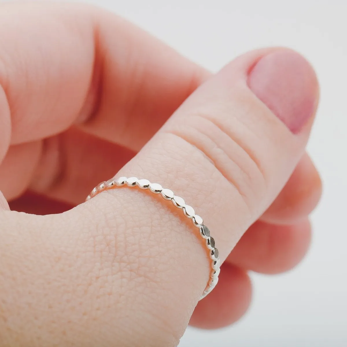 Trio of Glimmer Stacking Rings