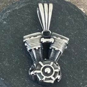 V-Twin Motor Pendant - Necklace (458)