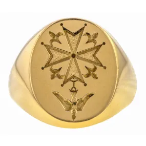 Vintage Tiffany & Co. Crest Ring