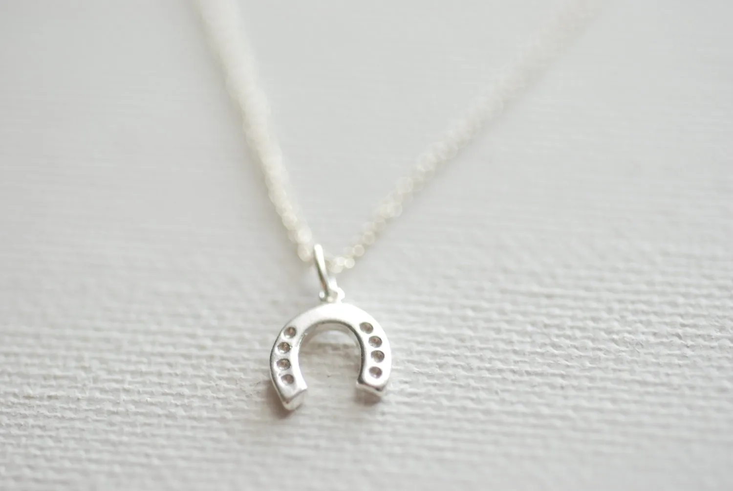 Wholesale Sterling Silver Horseshoe Necklace, Simple Horseshoe Necklace, Minimalist Horseshoe, Equestrian Necklace, Dainty Horseshoe, Lucky Horseshoe